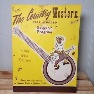VINTAGE 1963-64 The Country Western Star Studded Souvenir Program KSE(Paperback)